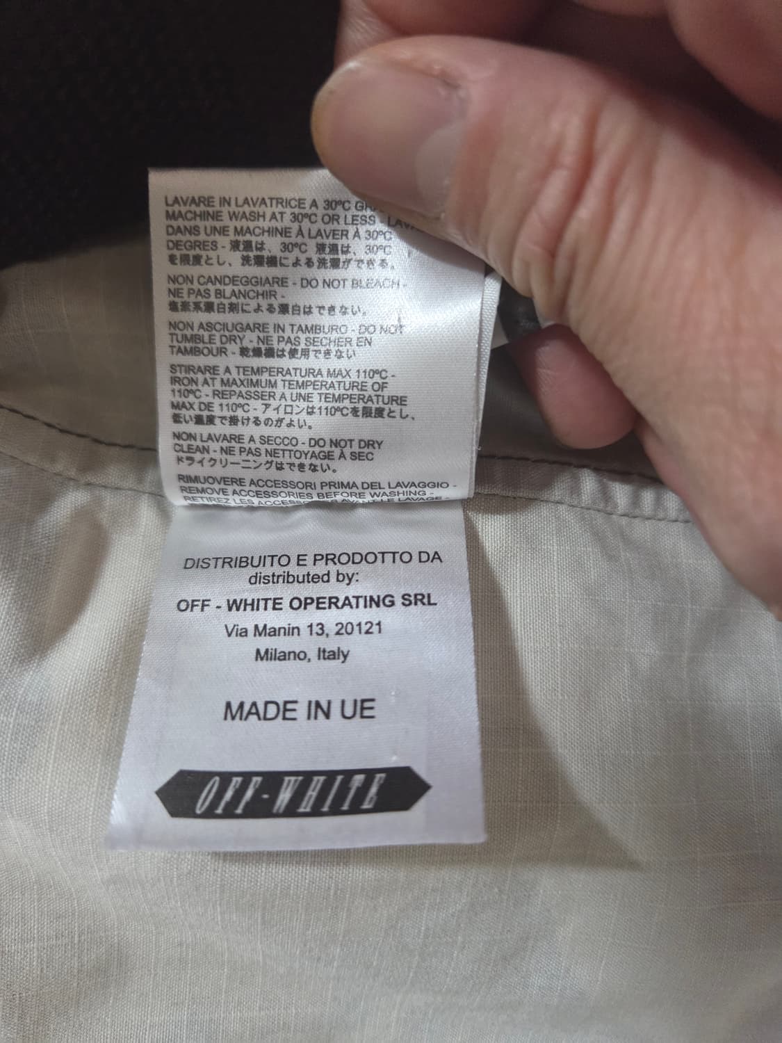 오프화이트.카모플라쥬 자켓 상품이미지5