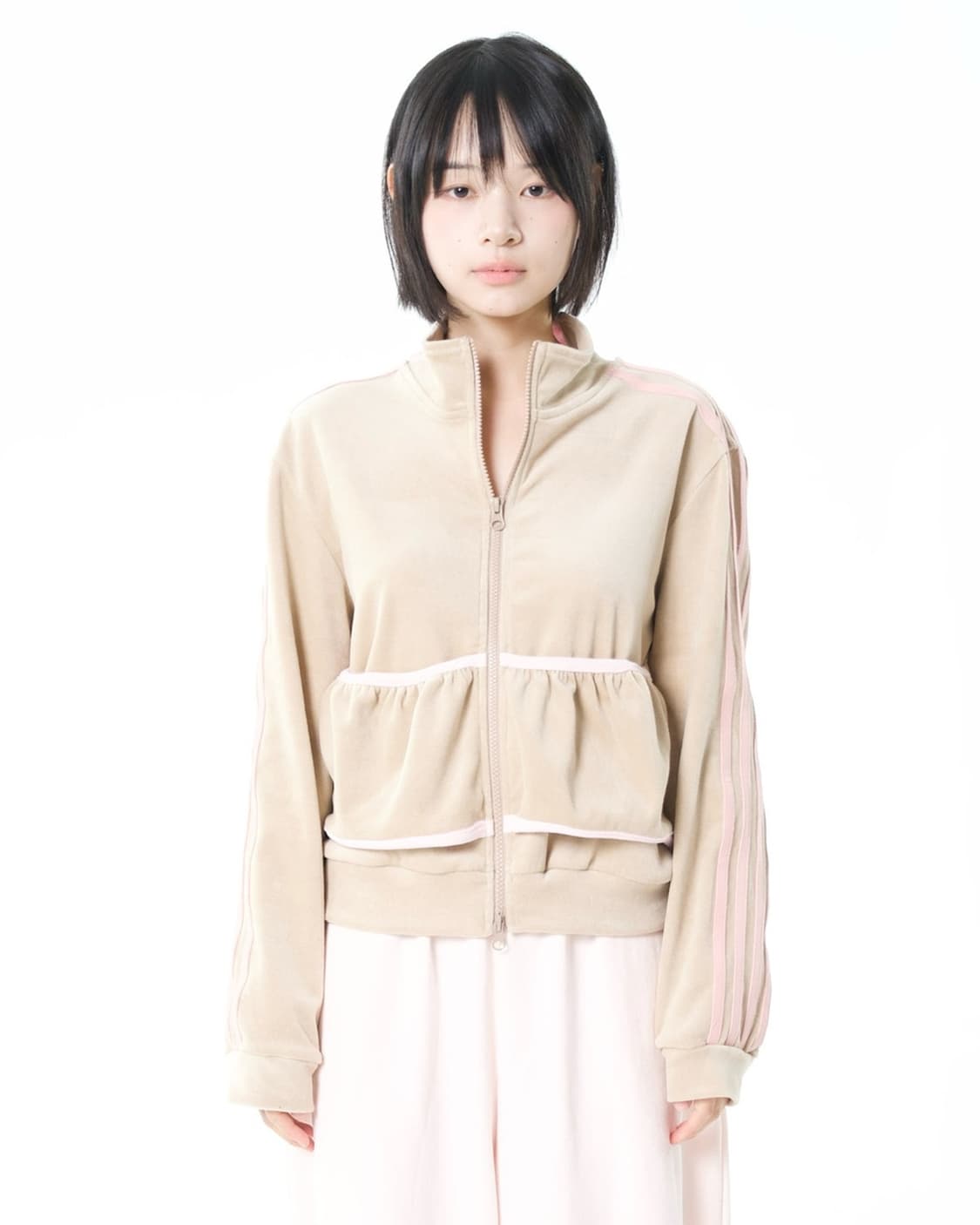 오스하이 Neck Corset Jersey Zip Up BabyMoka 상품이미지1