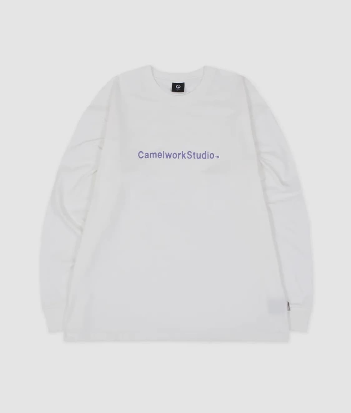 [새상품/M] 카멜 레터링 로고 긴팔티셔츠 상품이미지2