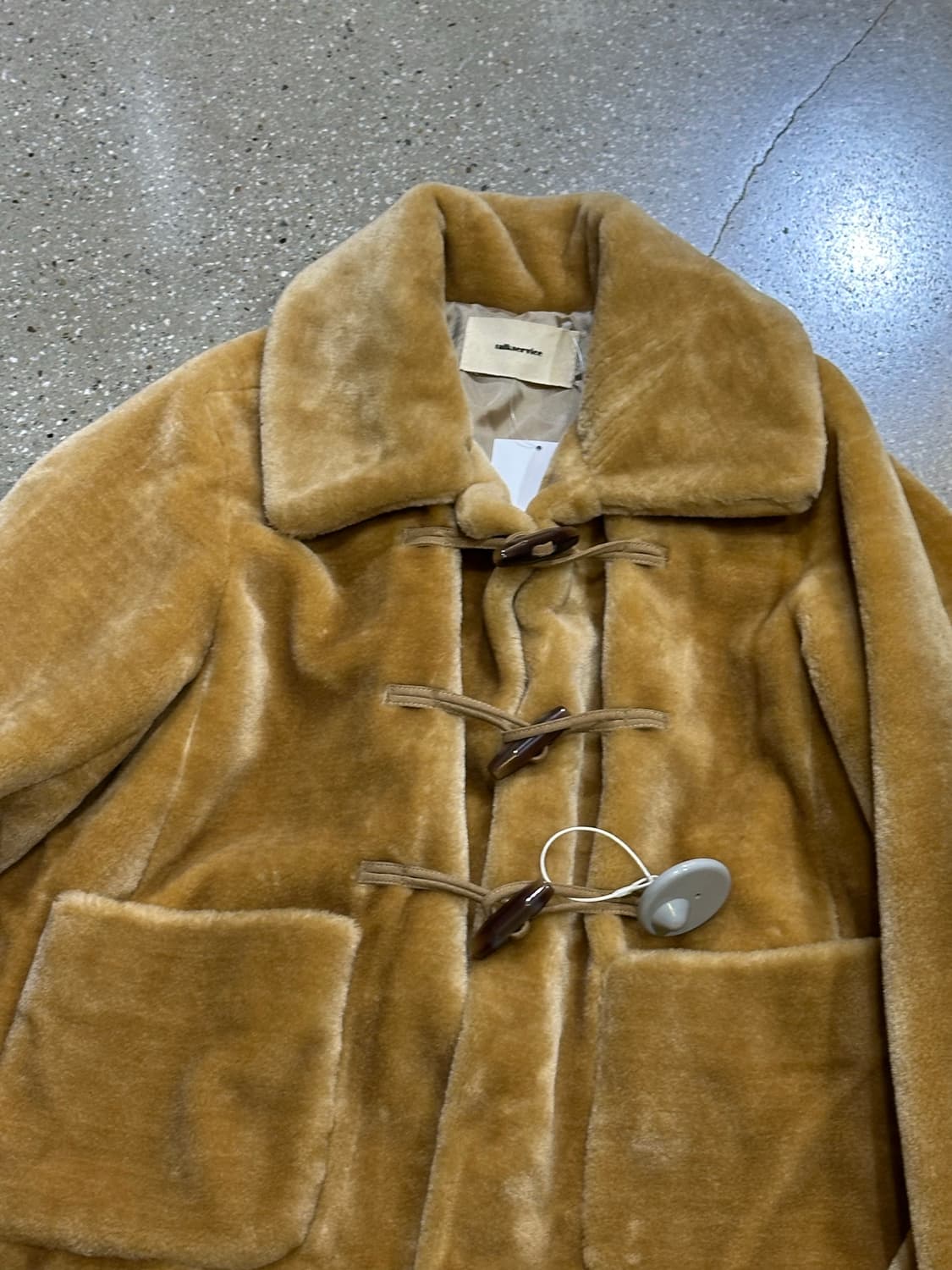 VINTAGE 빈티지 베이지 떡볶이코트💯 상품이미지4