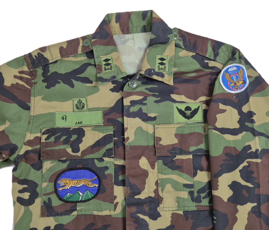 육군 구형 3공수특전여단 의무 중위 초기형 동계 전투복 상의 자켓 (L) 상품이미지5