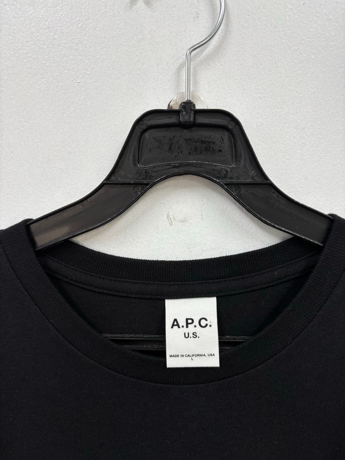 APC아페쎄 타일러 남성 반팔 티 블랙  상품이미지3