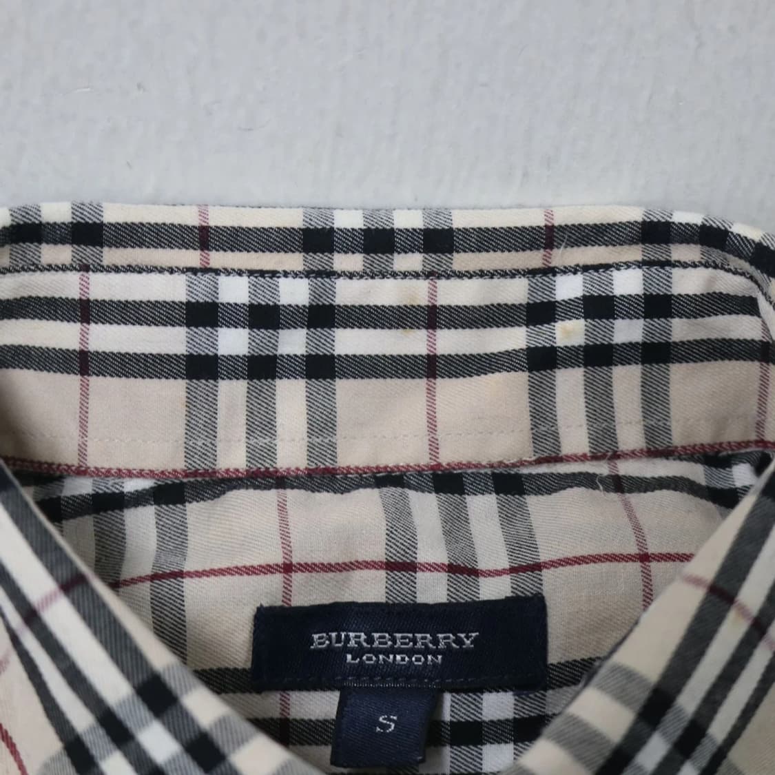 버버리 런던 체크 반팔 셔츠 66085 상품이미지5