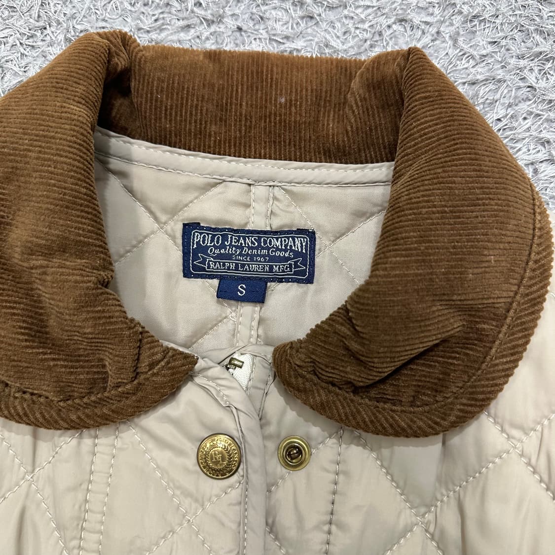 [우먼90] 폴로진스 퀼팅자켓 상품이미지5