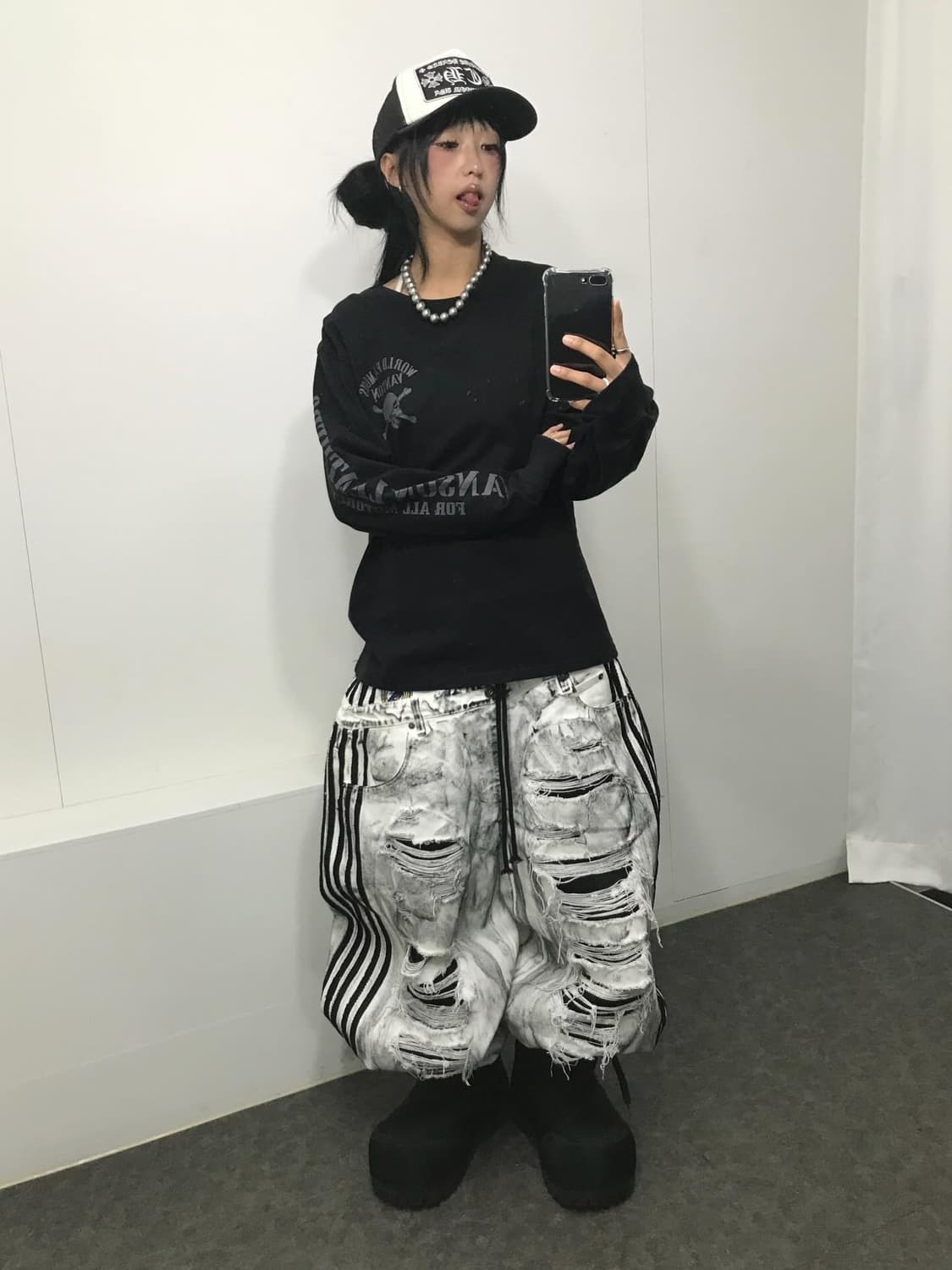 Vanson Leathers Printing L/S 상품이미지3