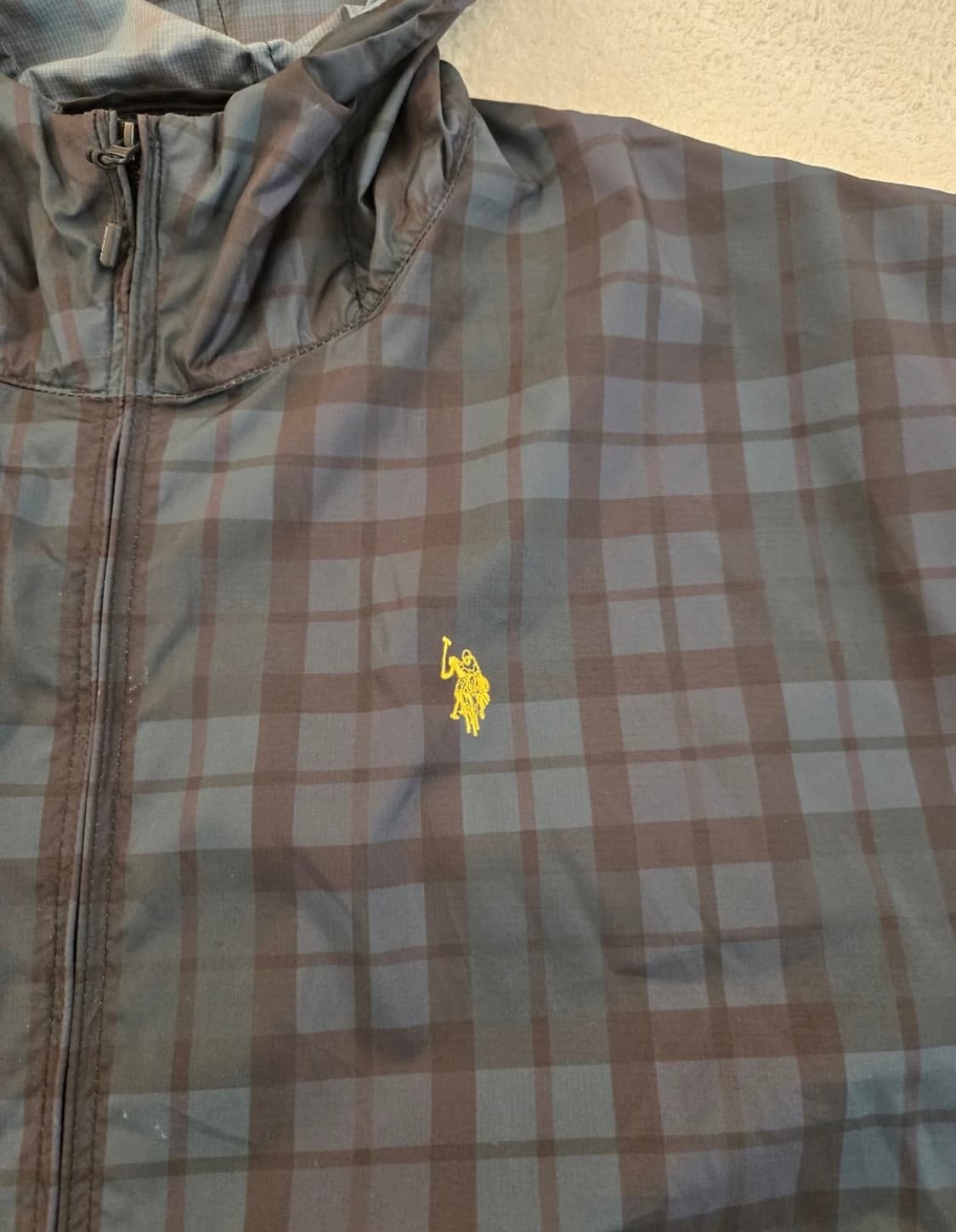 폴로 체크 후드 바람막이 100 상품이미지4