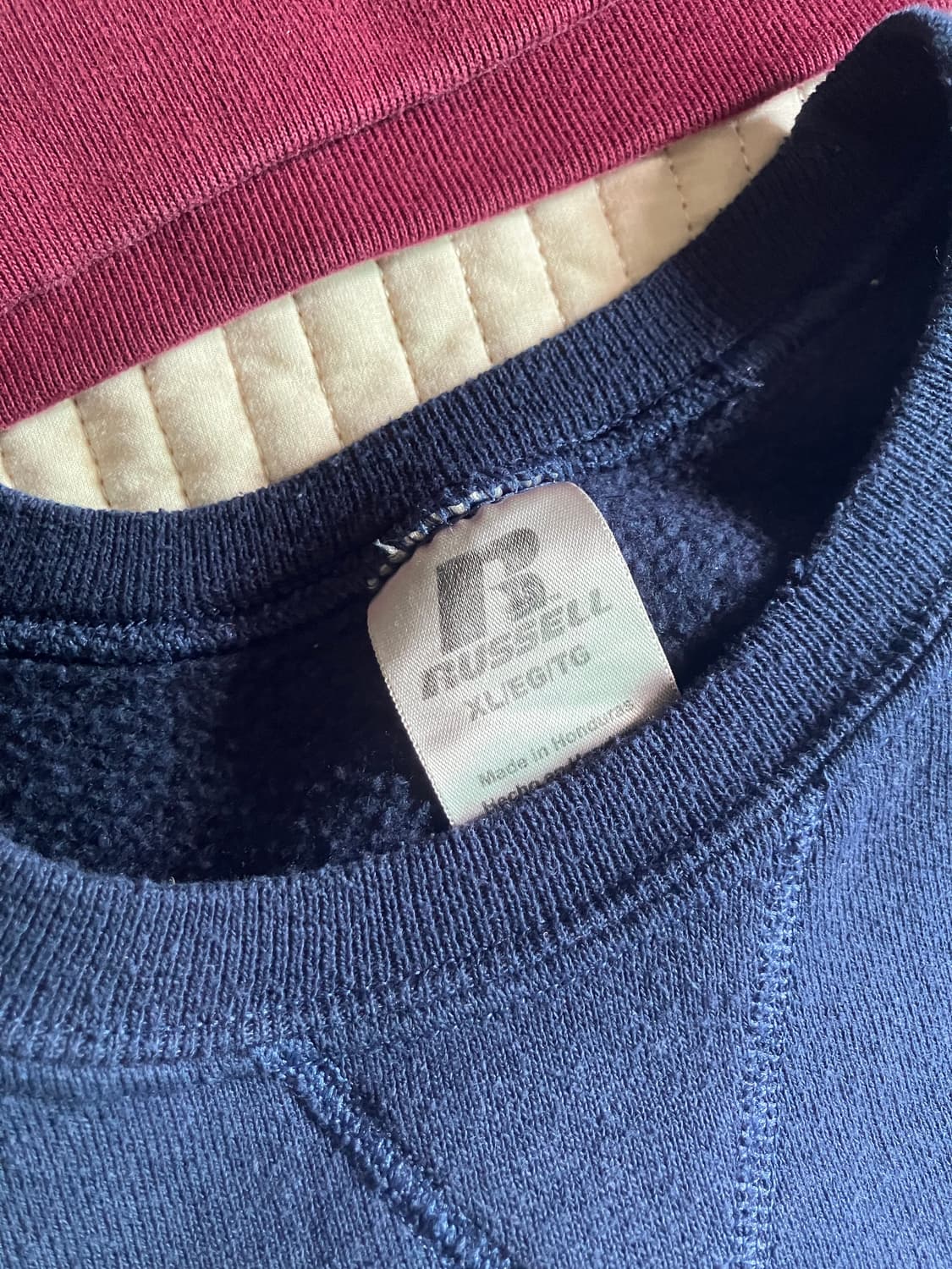 러셀 블랭크 스웻 네이비 상품이미지2