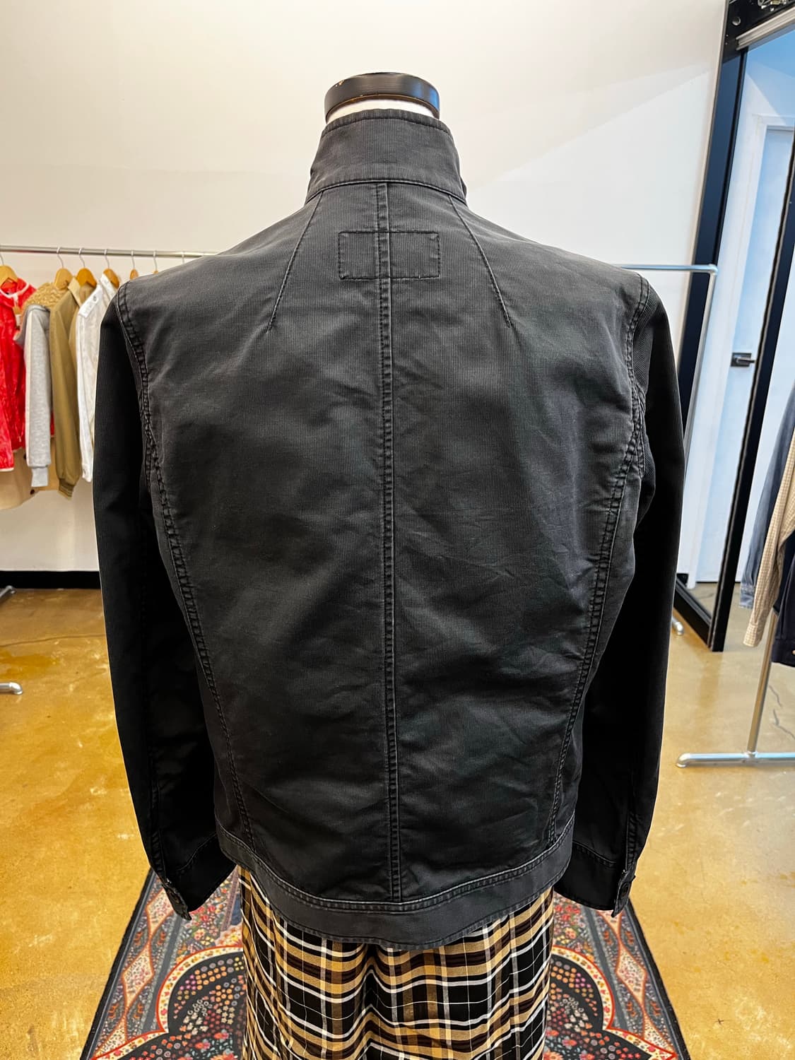 버버리 블루라벨 코튼 싱글 라이더 자켓 상품이미지5