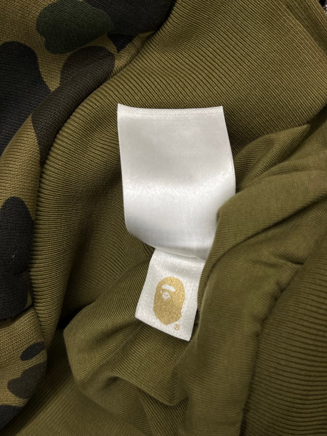 베이프 해비 카모 후드집업 M  상품이미지6