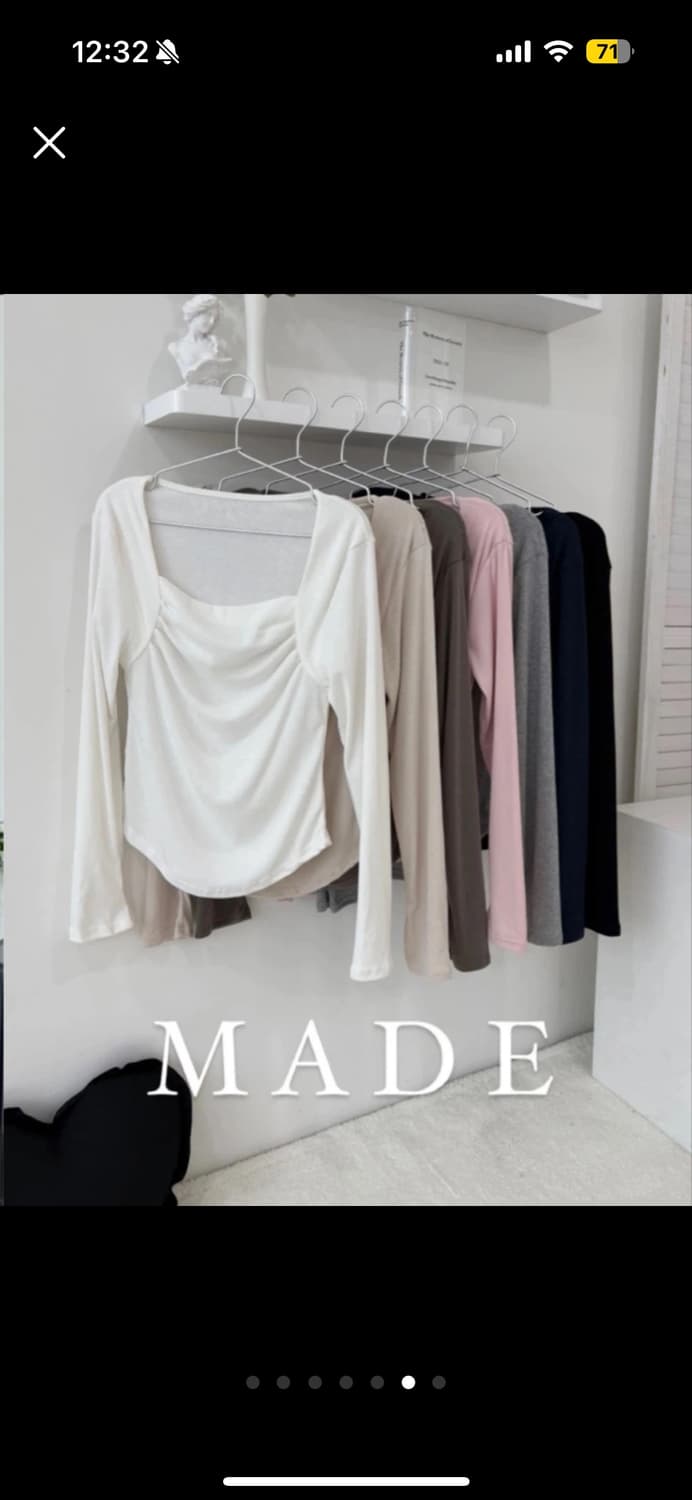 하티66 made 자체제작 볼레로 긴팔티셔츠 상품이미지6