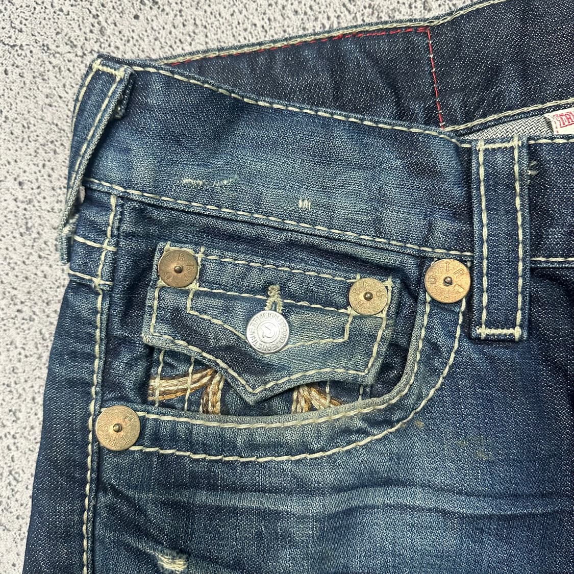 ✨ (바배) 트루릴리전 데님 팬츠 상품이미지3