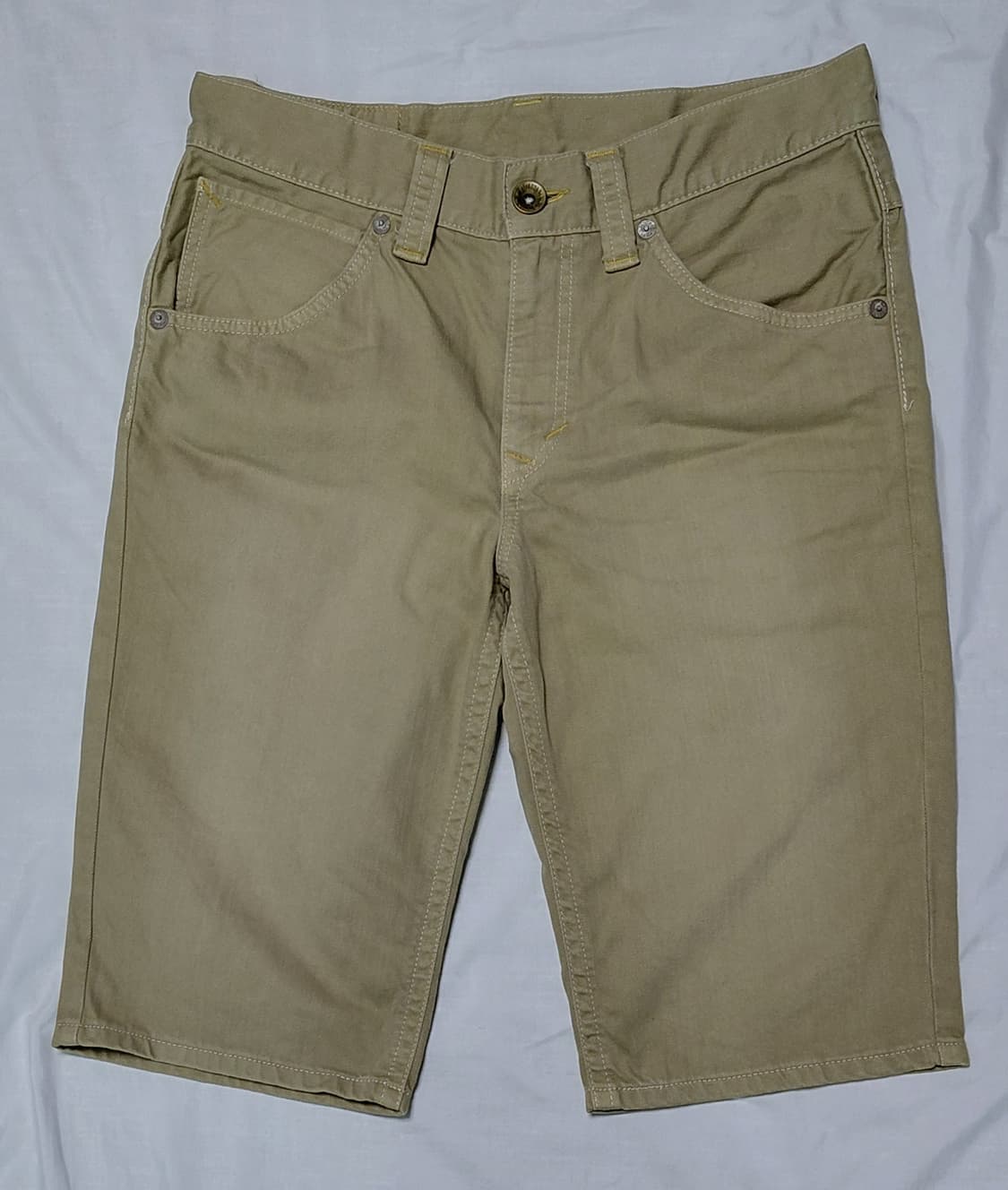 [32] 에드윈(EDWIN) 빈티지 웨스턴 지퍼 디테일 하프 팬츠 상품이미지1