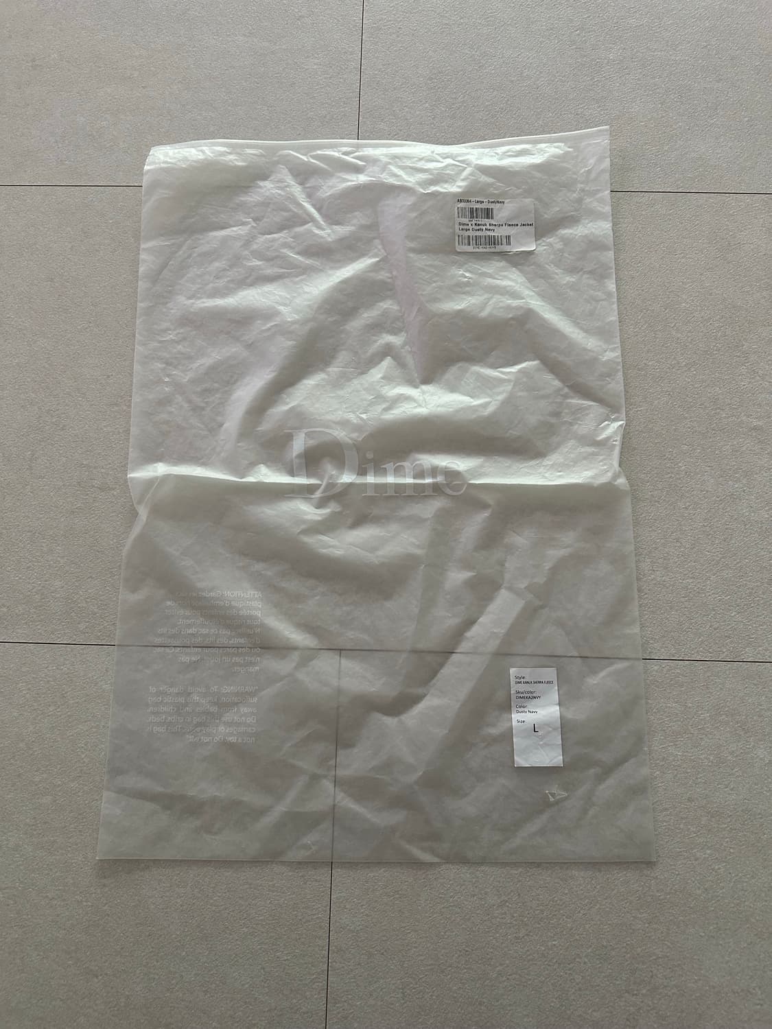 [L] 다임 Kanuk 콜라보 플리스 네이비 상품이미지9