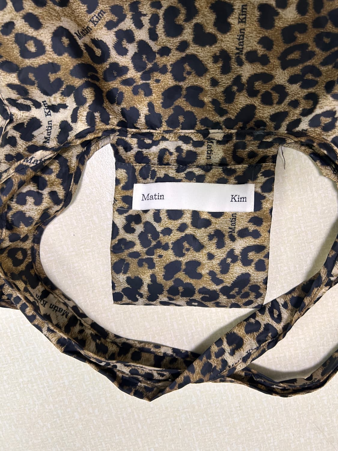 마뗑킴 matin kim 호피 레오파드 숄더백 상품이미지2