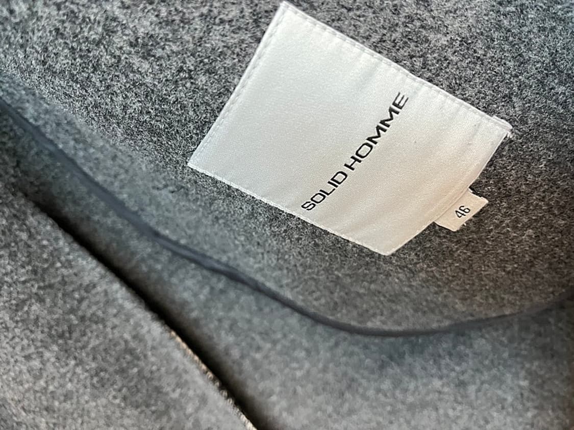 100) 솔리드옴므 하운드투스 체크 코트 상품이미지7