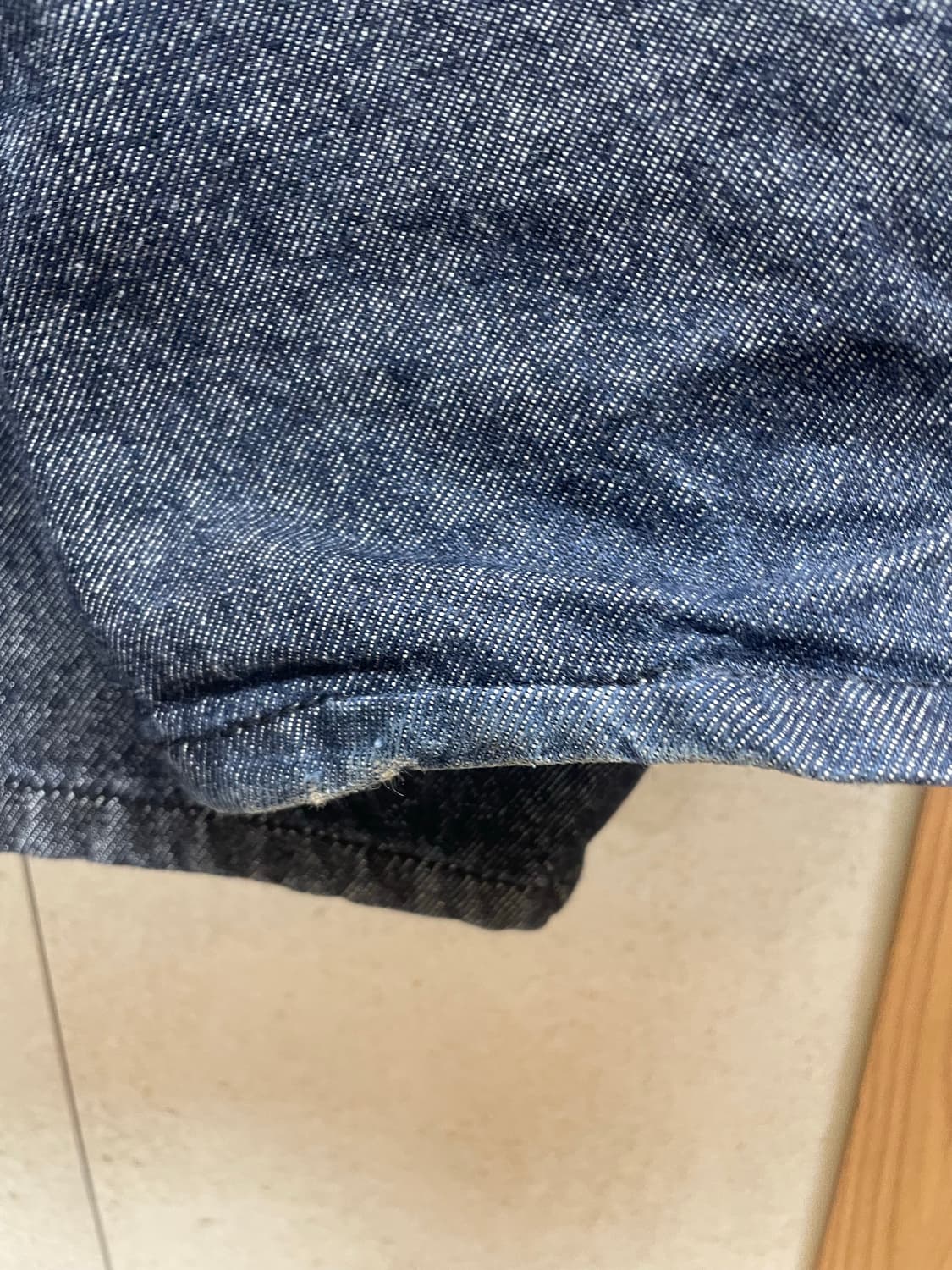 트리밍버드 원버튼 데님 셋업 상품이미지4