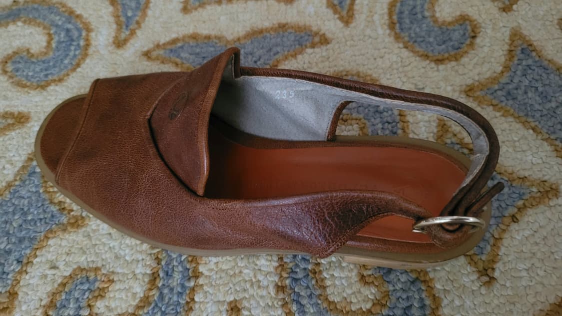 영국 여성 가죽 샌들(235) 상품이미지6