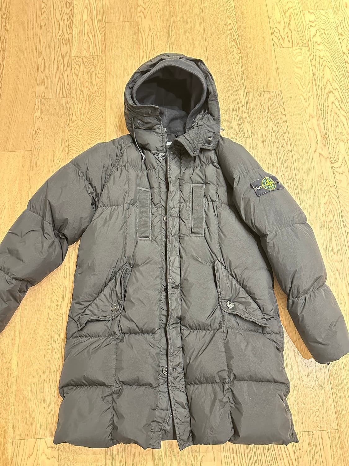 스톤아일랜드 롱후드패딩 상품이미지2