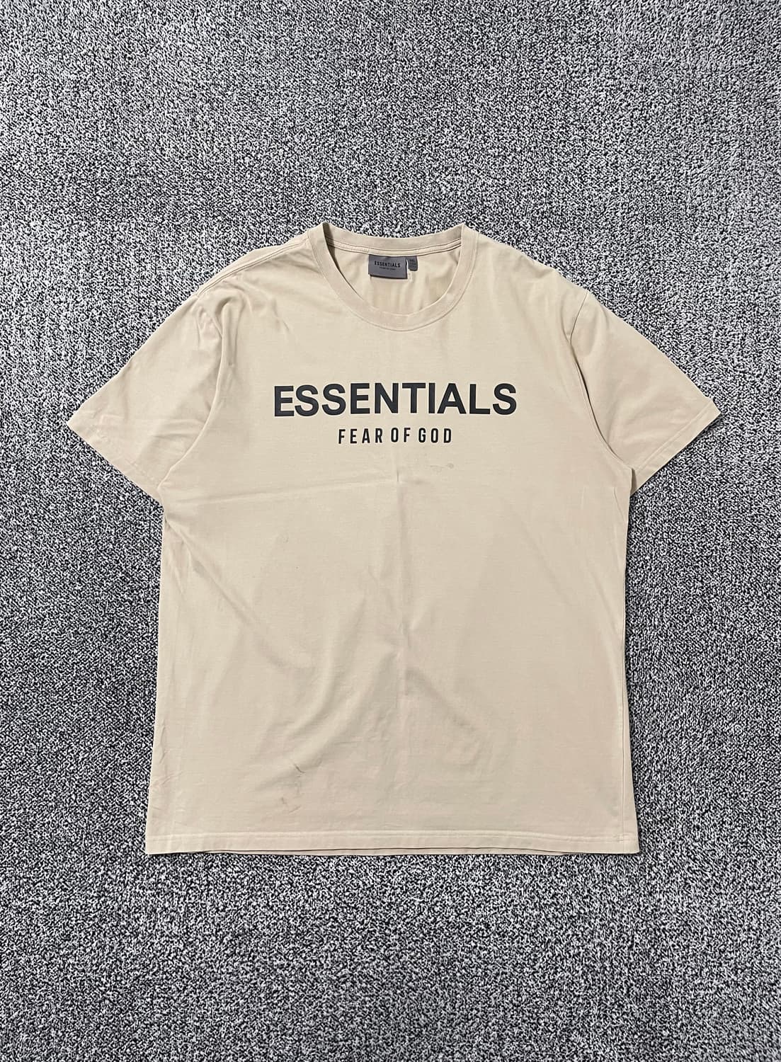 빈티지9. 피어오브갓 에센셜 스펠 로고 숏슬리브 반팔 티셔츠 토프 상품이미지1