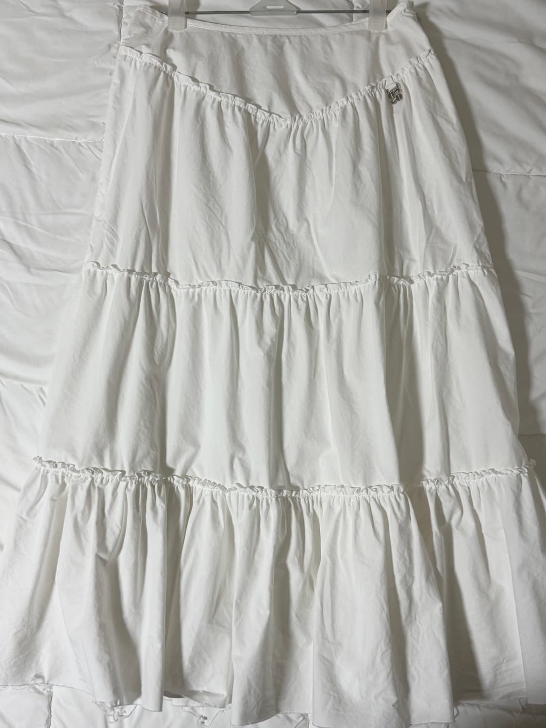 RODEO TIERED RUFFLE SKIRT(WHITE) 상품이미지3