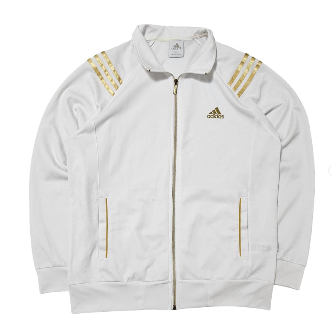 아디다스 화이트 금장 대장 트랙탑 져지 A060 상품이미지1