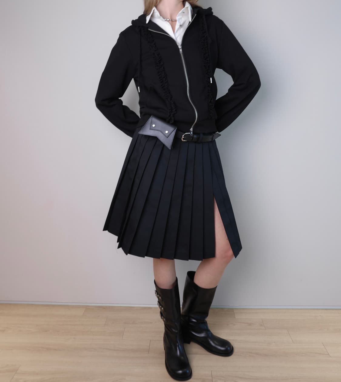 losesleepover/ Pouch Cow Leather Belt 상품이미지3