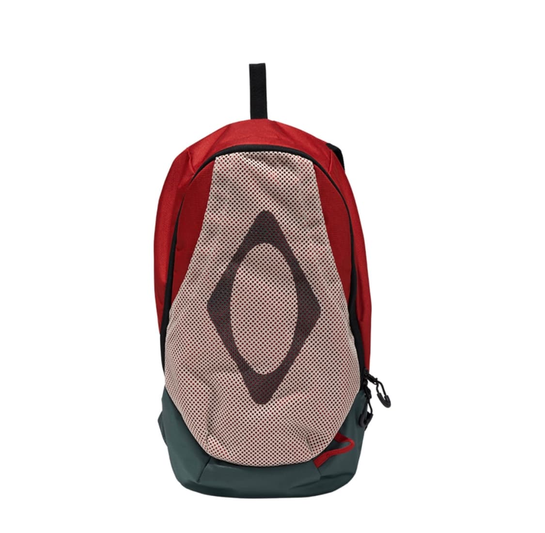 미스치프 롬버스 메쉬 백팩 베이지 레드 상품이미지1