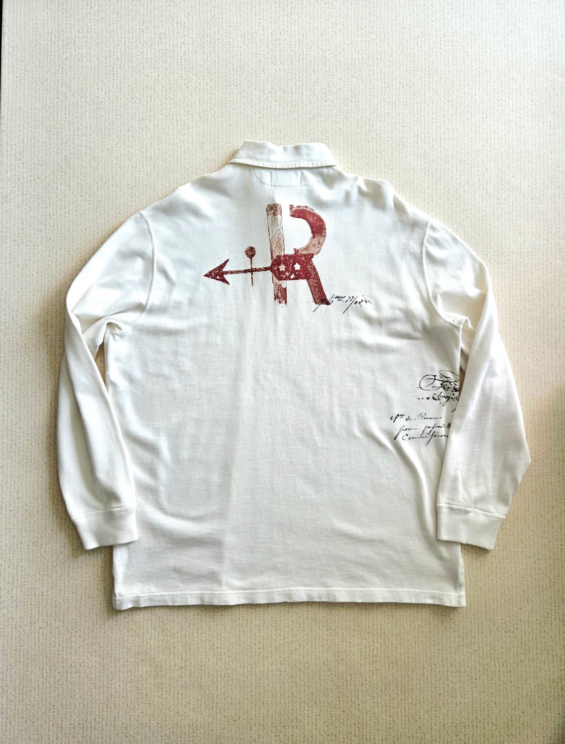 폴로 랄프로렌 아카이브 스포츠맨 피싱 럭비티 상품이미지3