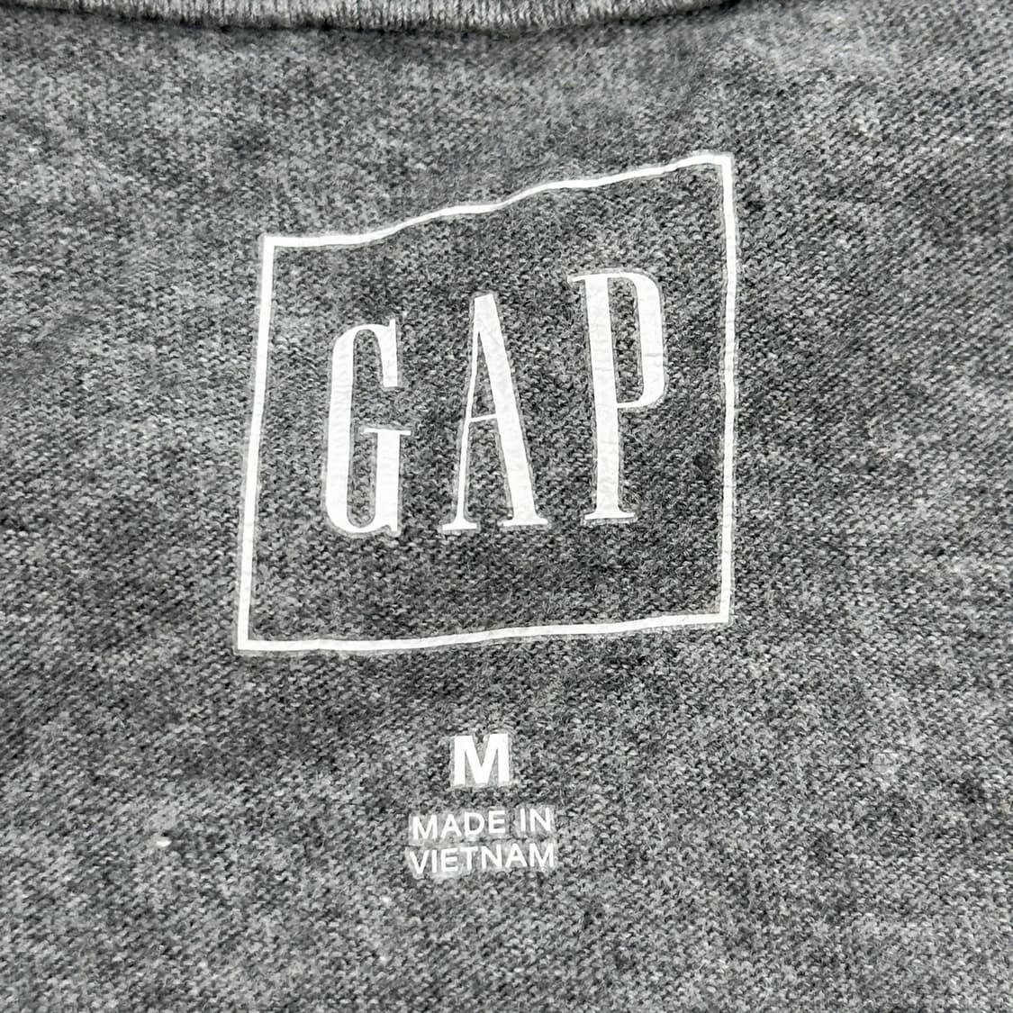 갭 GAP 빅로고 차콜 그레이 반팔 티셔츠 (M) 상품이미지4