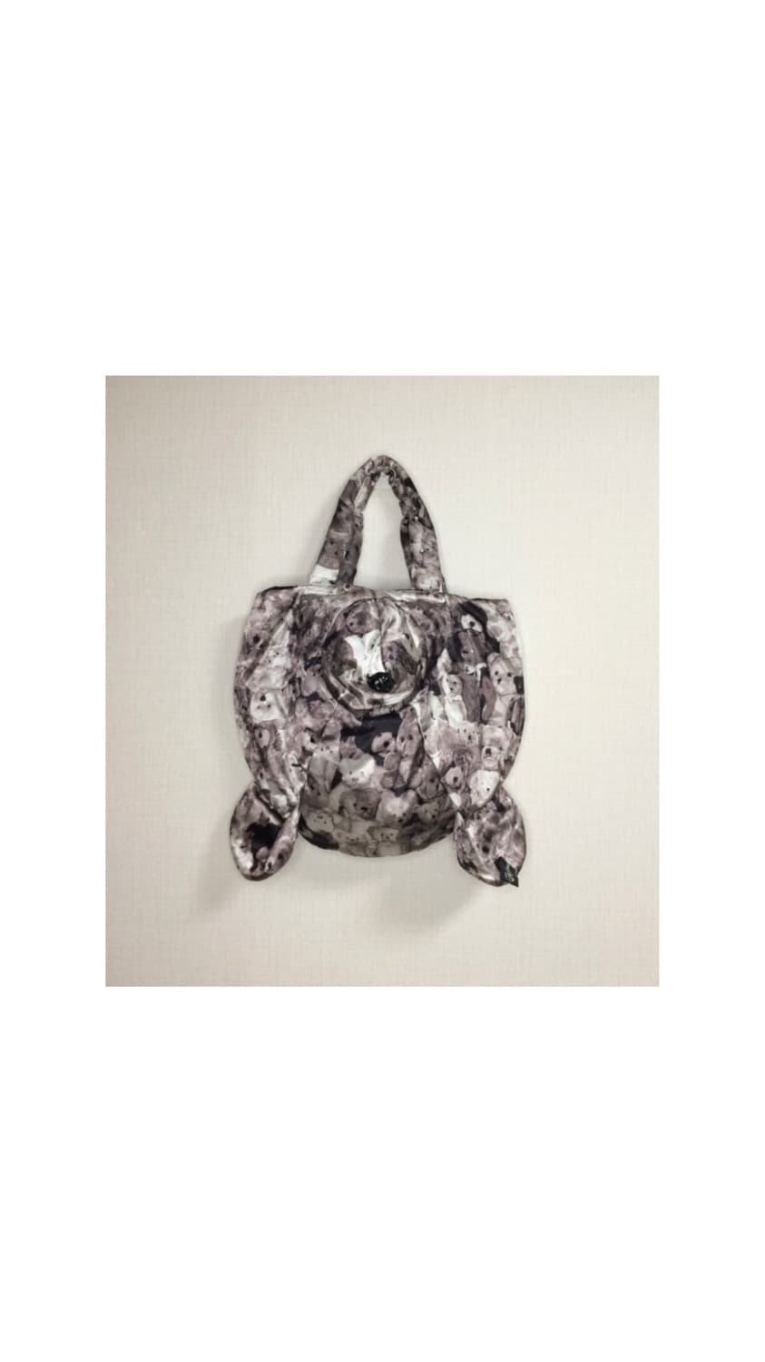 빈티지 곰돌이 페이스 토트백 상품이미지1