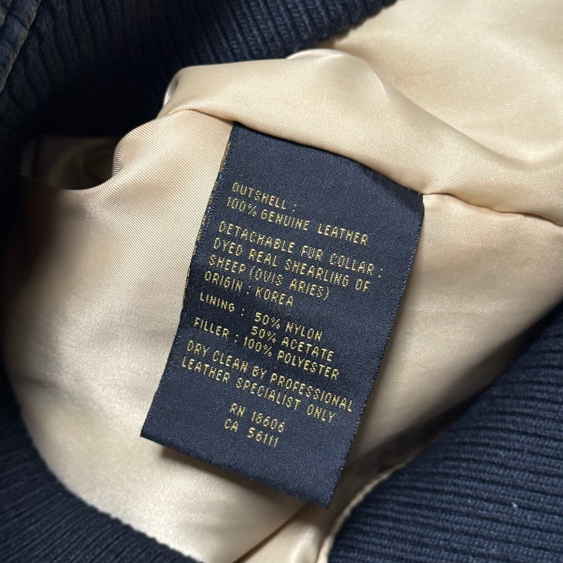 Schott NYC G-1 레더 플라이트 자켓 상품이미지4