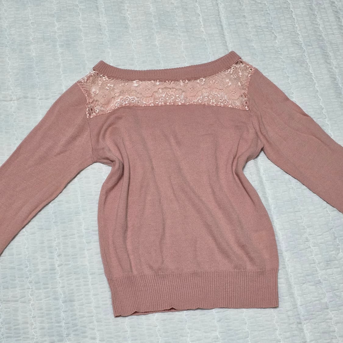 핑크레이스 히메스나계st 로맨틱 니트블라우스 상품이미지4