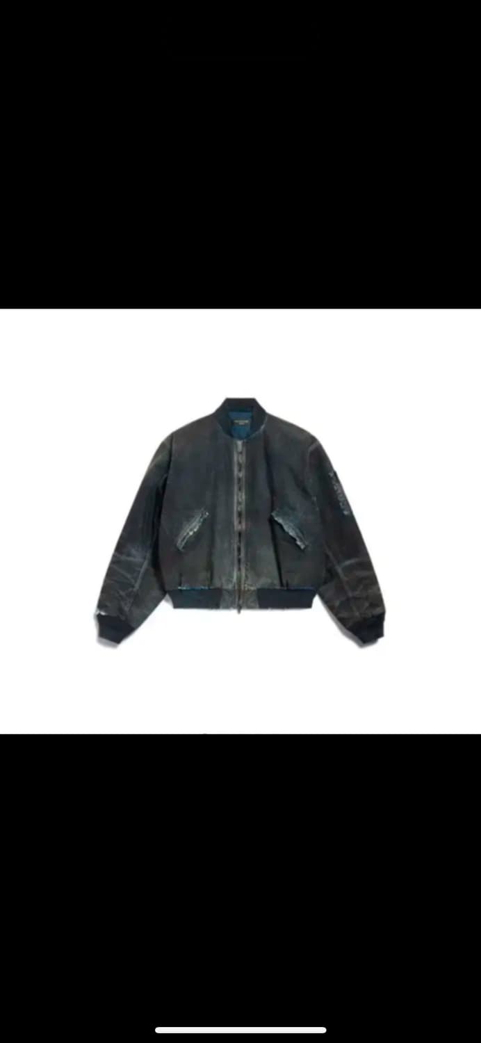 [구매중] 발렌시아가 데님 봄버자켓 상품이미지1