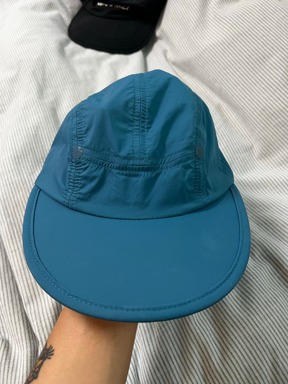 뉴발란스X케일 러닝 캡 블루 상품이미지1