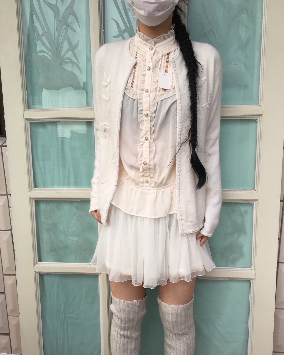 Beads point knit jacket 상품이미지6