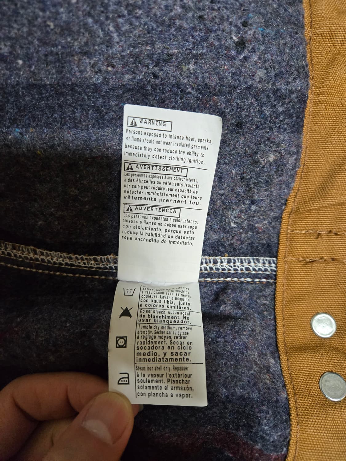 칼하트 디트로이트 j001 S사이즈 팝니다 상품이미지8