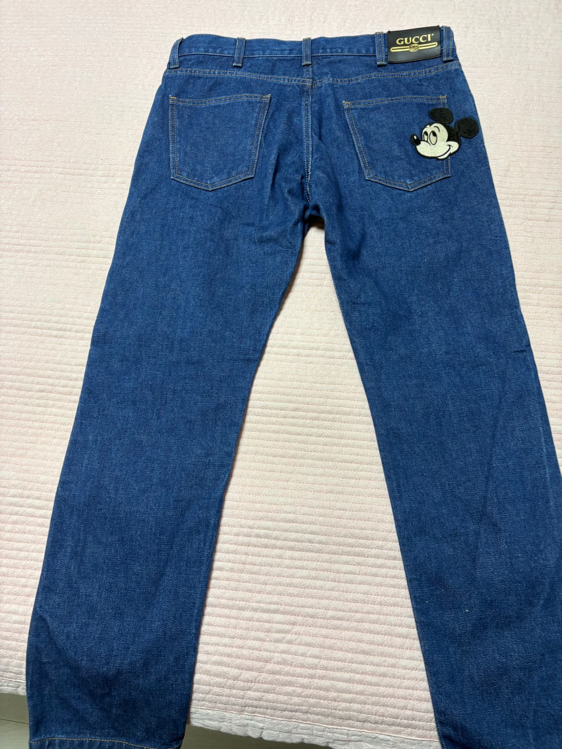 구찌와 디즈니 콜라보 데님 팬츠 33 상품이미지3