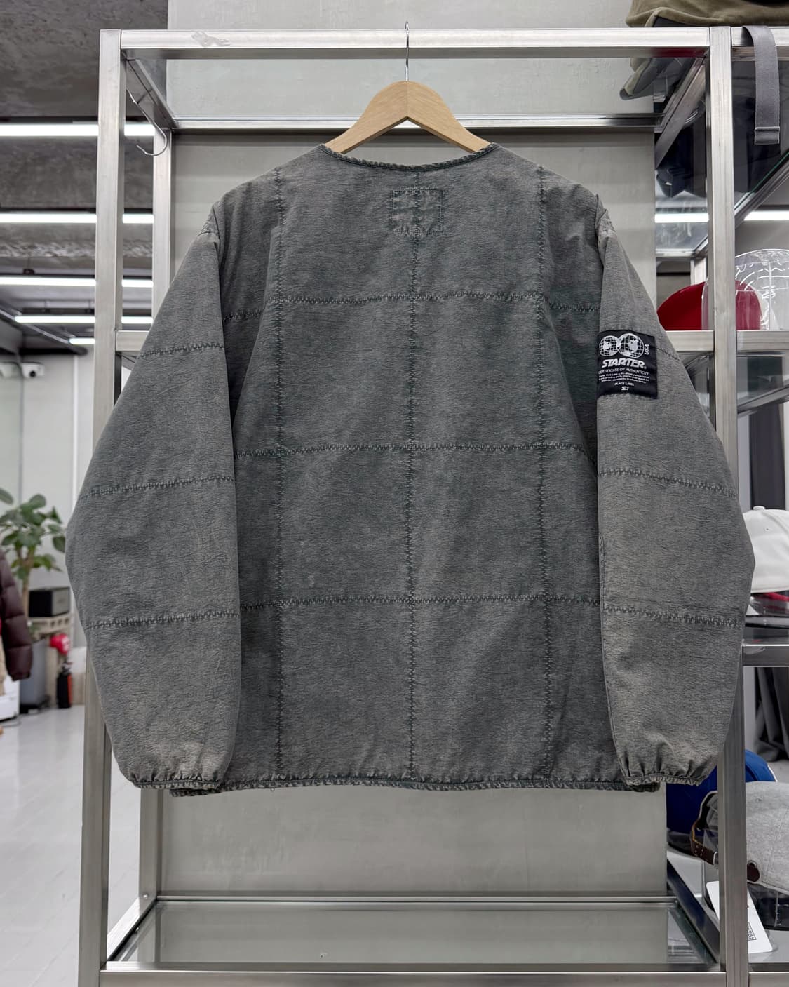 스타터 블랙라벨 스톤 워시드 퀼팅 라이너 자켓 상품이미지3