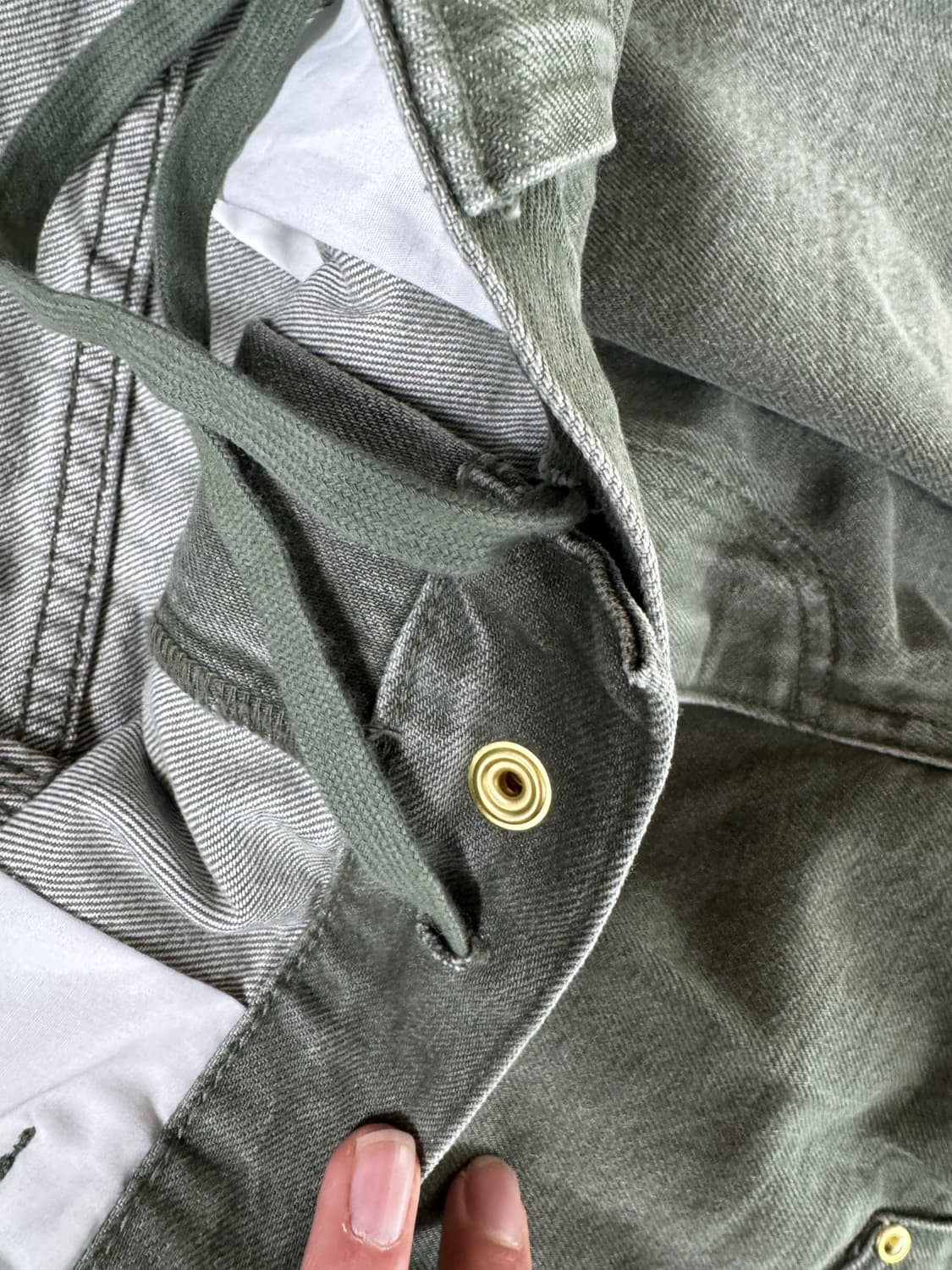 칼하트윕 내쉬 더블니 아미그린 칼하트wip nash 상품이미지3