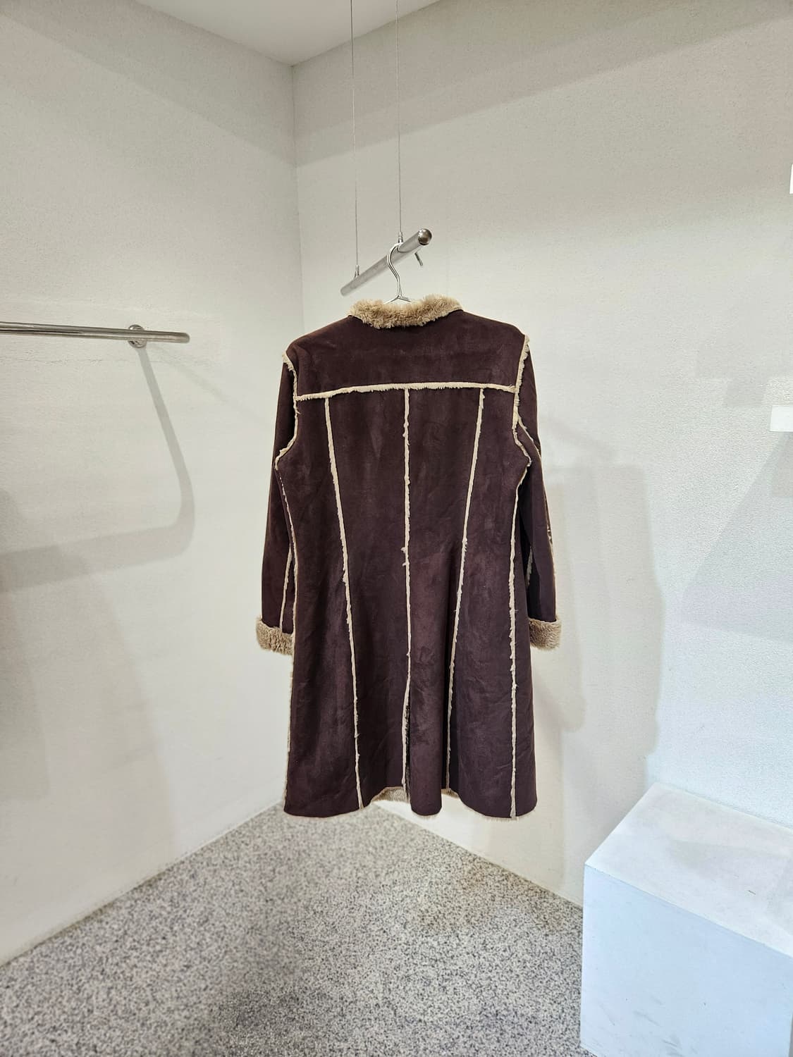 아르마니 익스체인지 스웨이드 무스탕 코트 상품이미지2