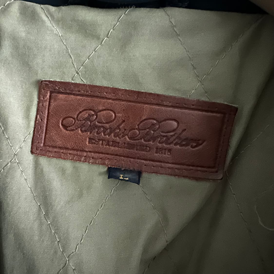 브룩스브라더스 Barn 레더 카코트 상품이미지6