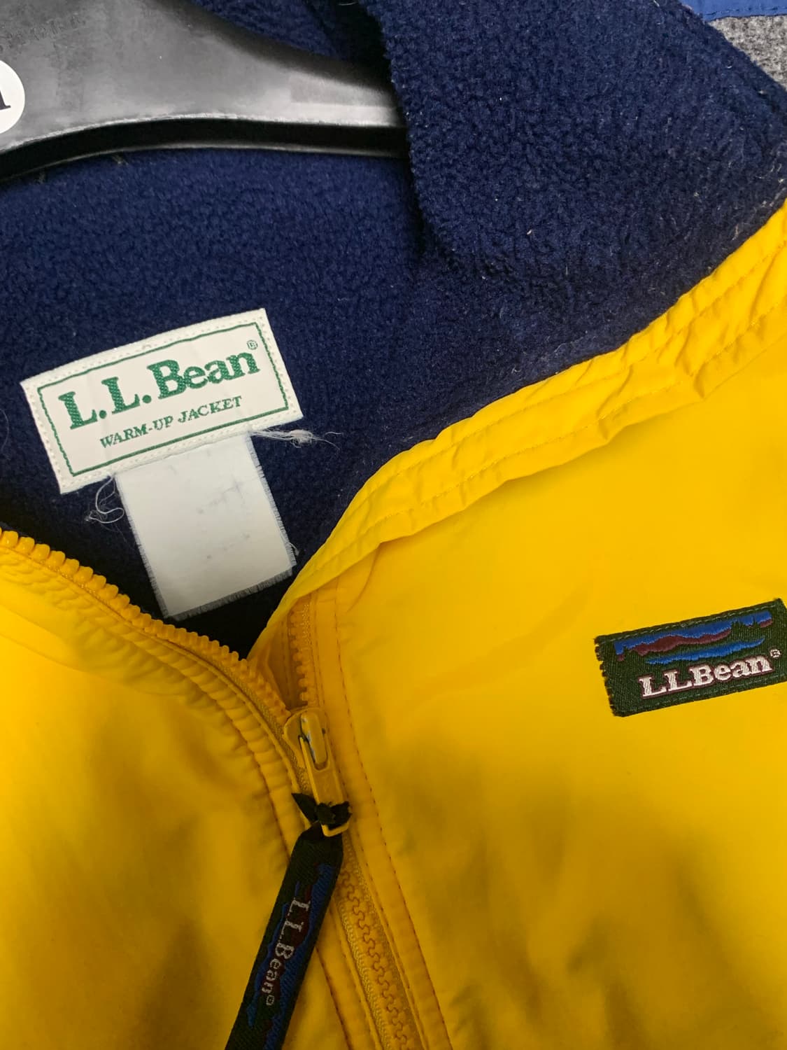 M) 엘엘빈 웜업 자켓 노랑 옐로우 상품이미지4