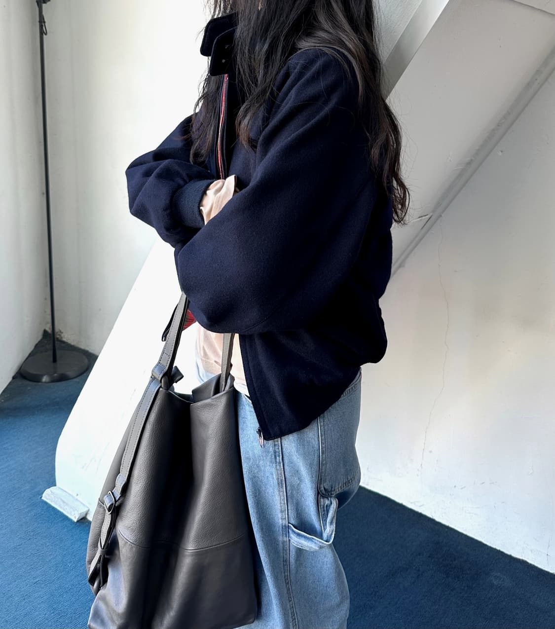 Melton wool harrington Jacket 상품이미지10