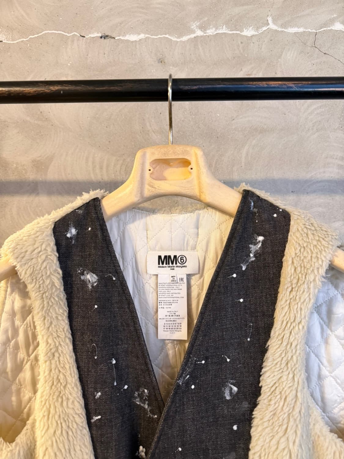 마르지엘라mm6 시어링 베스트 여성66 상품이미지4