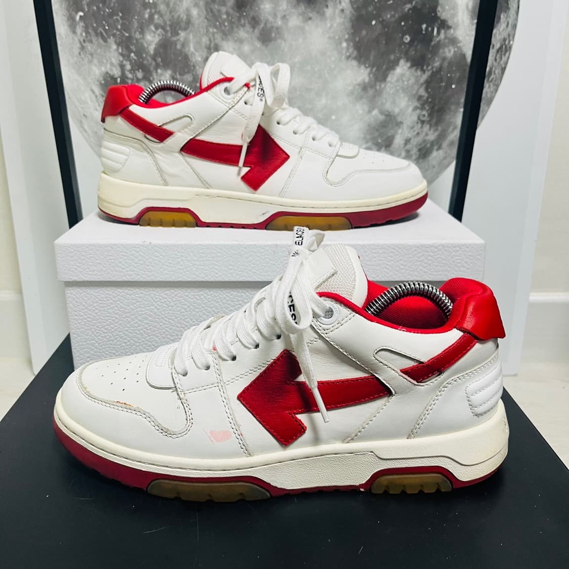 정품 41) 오프화이트 아웃 오브 오피스 OOO 스니커즈 265~270 상품이미지1