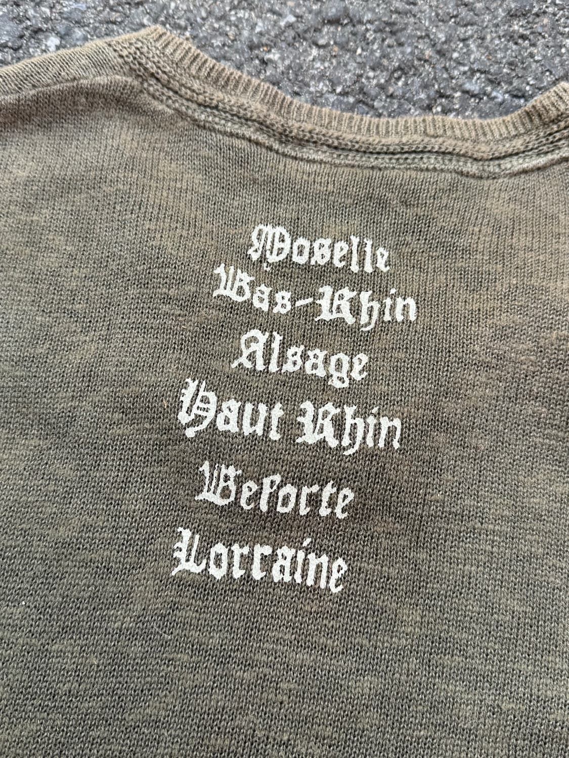 아비렉스 밀리터리 니트 반팔티셔츠  상품이미지6