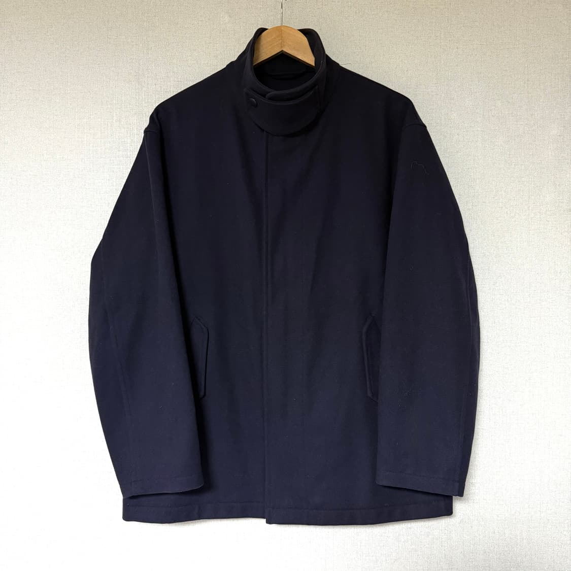 [2]코모리 펠튼 울 나일론 Zip 블루종 자켓 상품이미지5