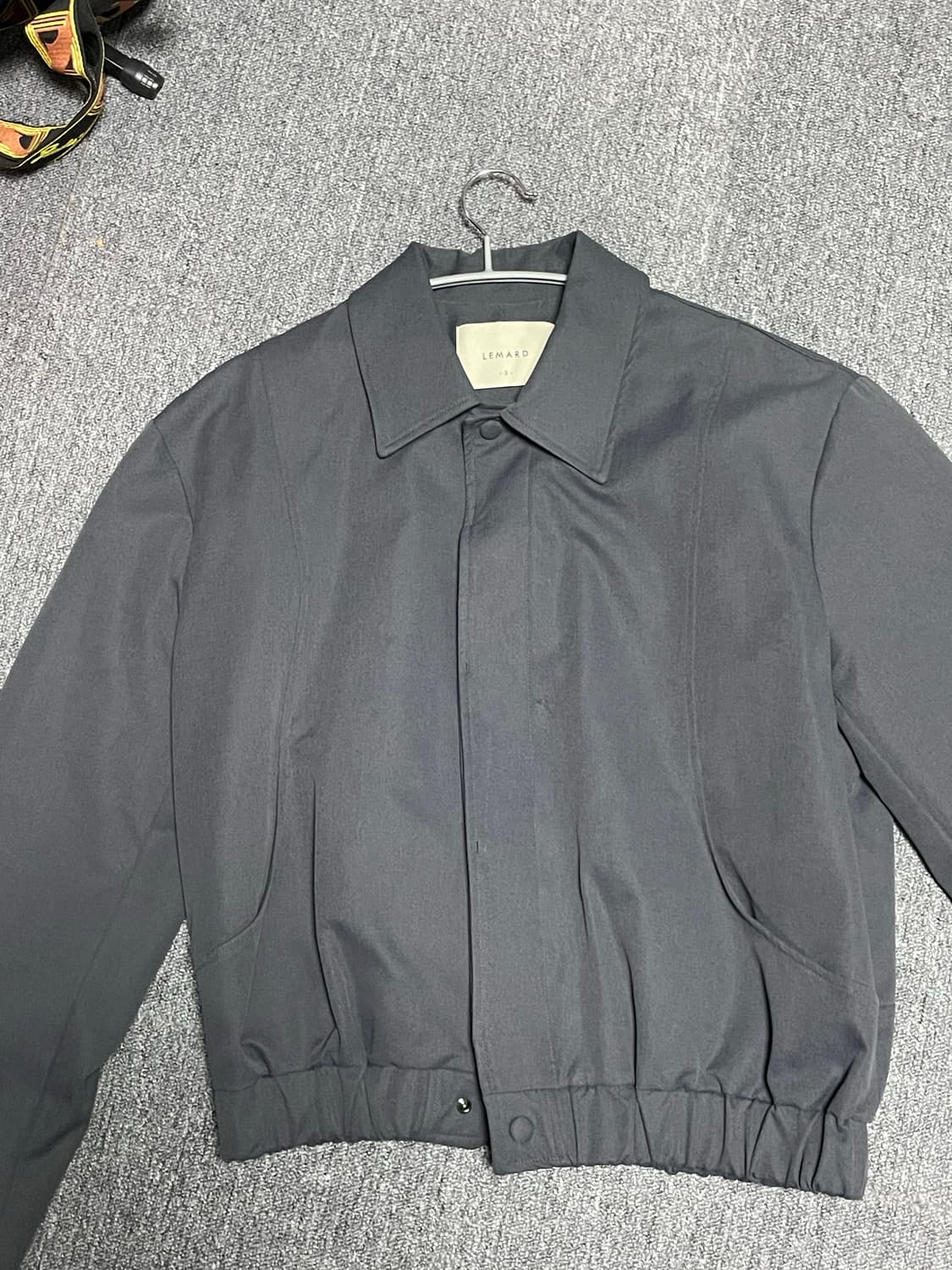 르마드 미니멀 절개 블루종 2사이즈 상품이미지3