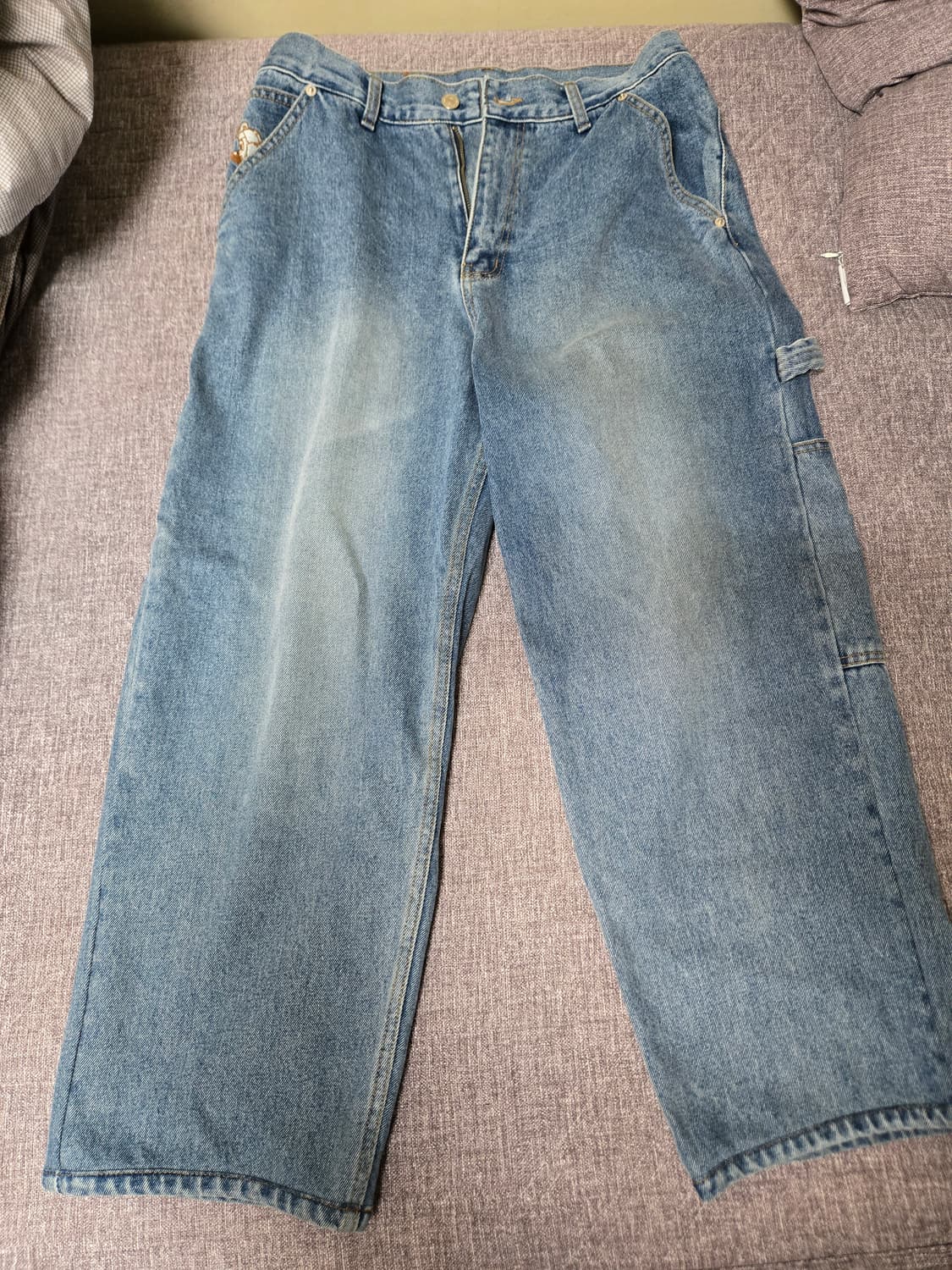 위캔더스 DRAGGY WORK PANTS (DENIM)
 상품이미지1