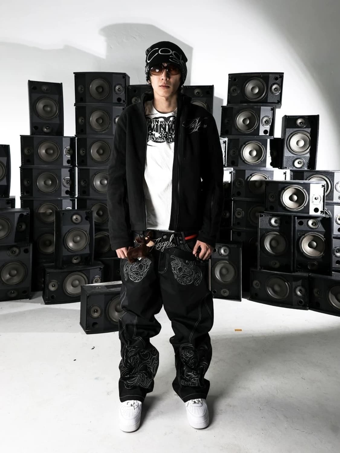 Obsidian Lettering Slim Fleece Zip 상품이미지4